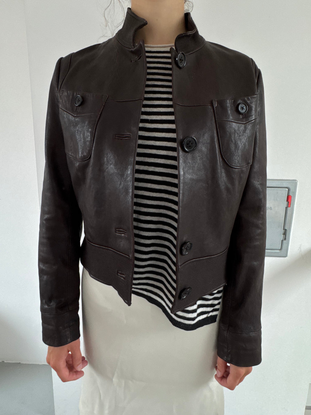 Dark Brown leather jacket