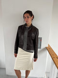 Dark Brown leather jacket