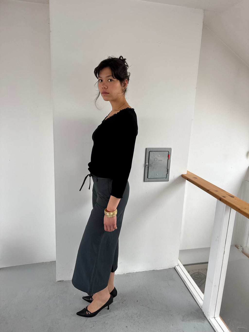 Grey 7/8 pants