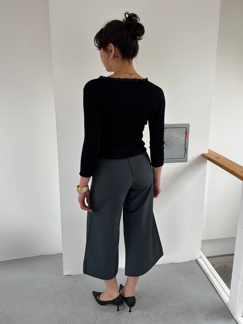 Grey 7/8 pants