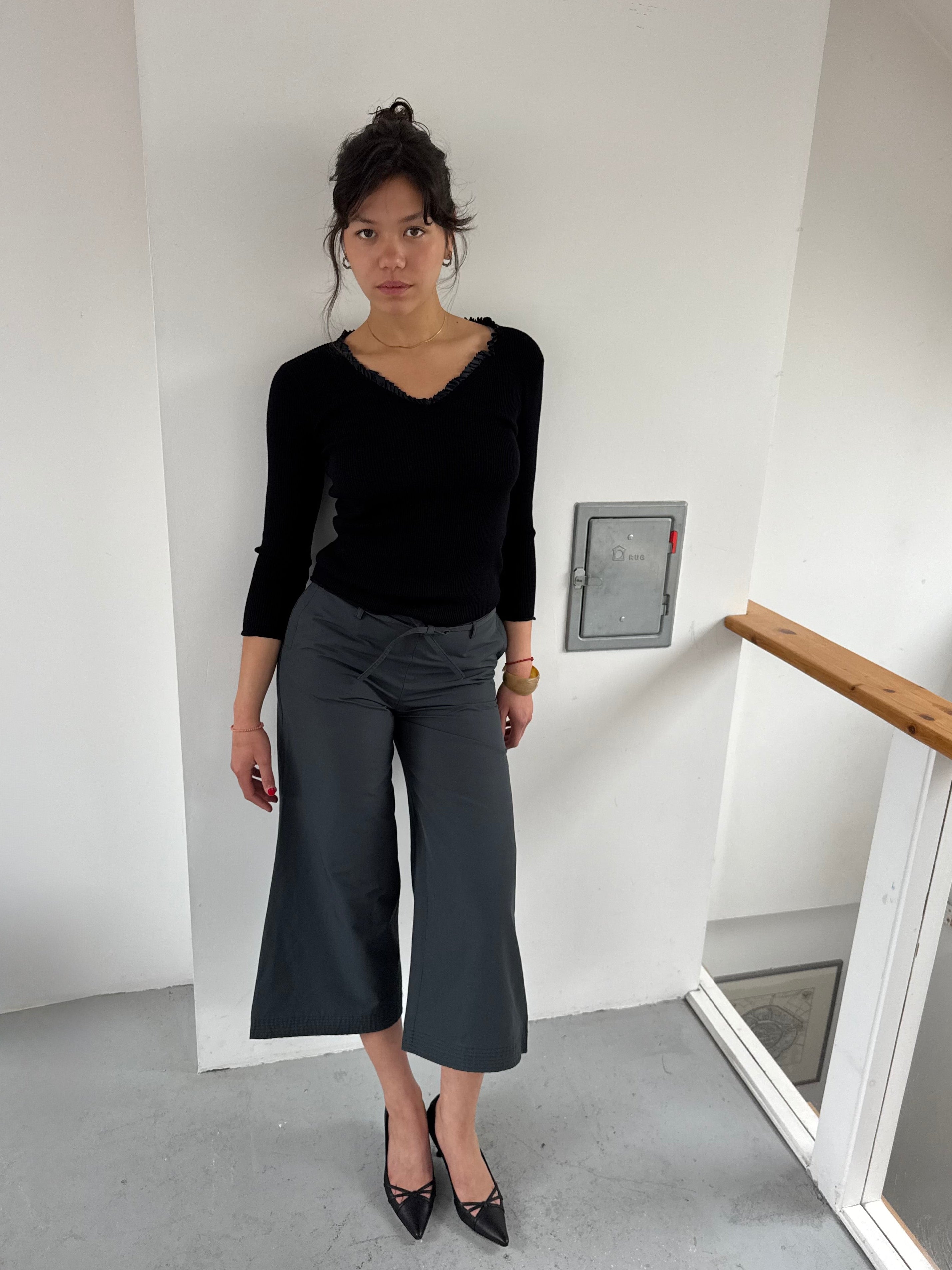 Grey 7/8 pants