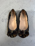 Pony hair Prada Ballet flats