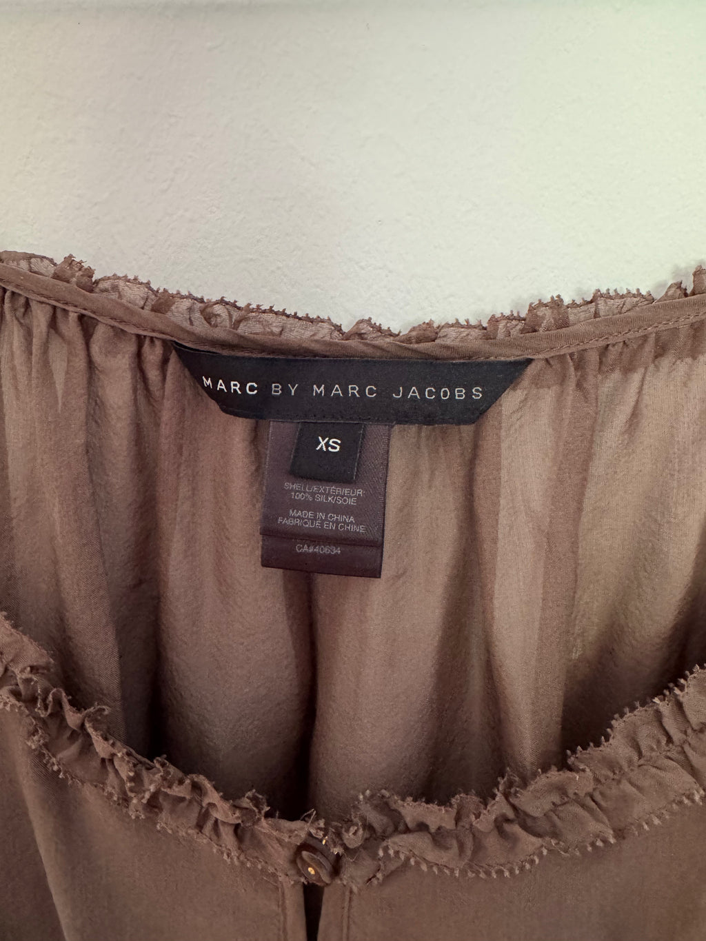 Marc by marc jacobs silk top